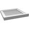 Ekena Millwork Vertical Surface Mount PVC Gable Vent w/ 2"W x 2"H , Brickmould Sill Frame, 18"W x 18"H GVPVE18X1803SN - alternate 2